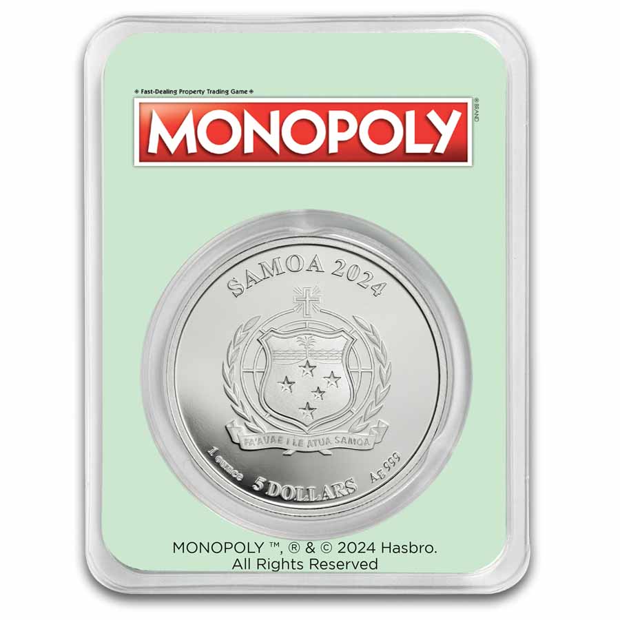 2024 Samoa 1 oz Silver Monopoly Water Works with TEP | eBay